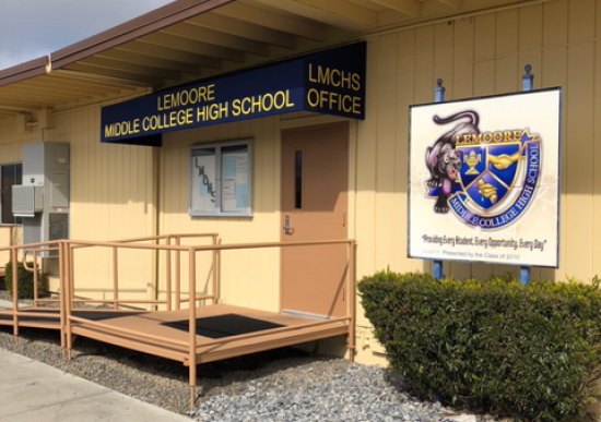 Lemoore Middle College High School was named a "California Distinguished School" by the California Department of Education this week. The high school district earned "Exemplary Status." 